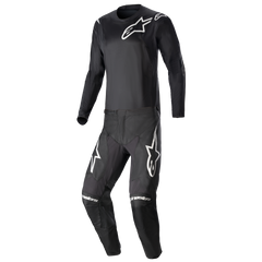 2023 Alpinestars Fluid Graphite Black/Reflective Gear Combo