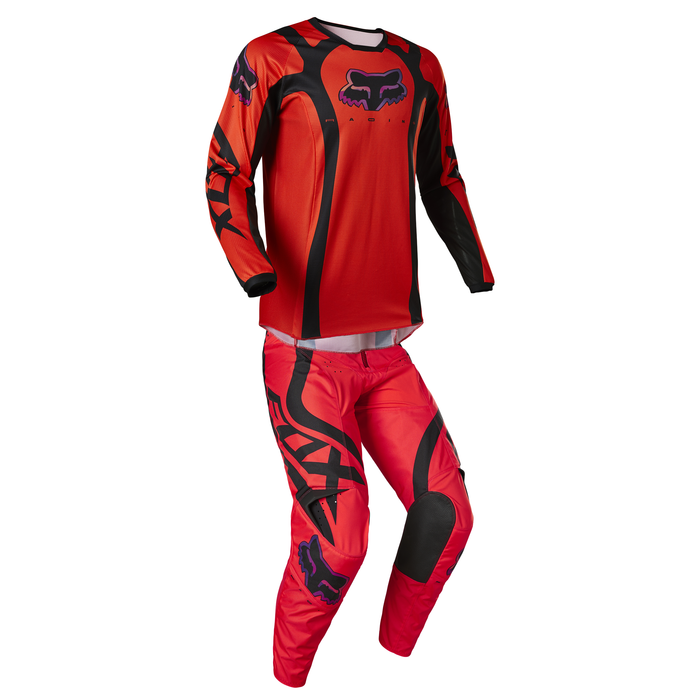 2022 Fox Racing Youth 180 Venz Fluorescent Red Gear Combo